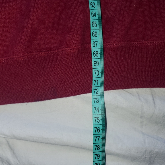 Cutter & Buck Washington State Cougars Red Mainsail Sweater-knit Mens Zip XL - Picture 6 of 7